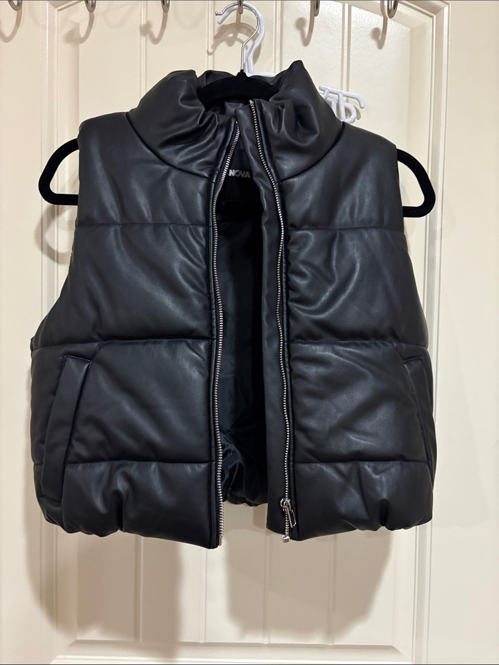 Fashion Nova Black Puffer Vest
